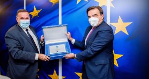 Συνάντηση του Σπύρου Καπράλου με τον Αντιπρόεδρο της Ευρωπαϊκής Ένωσης…