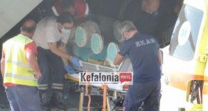 Κεφαλονιά: Αεροδιακομιδή ασθενούς με Covid-19 σε κάψουλα