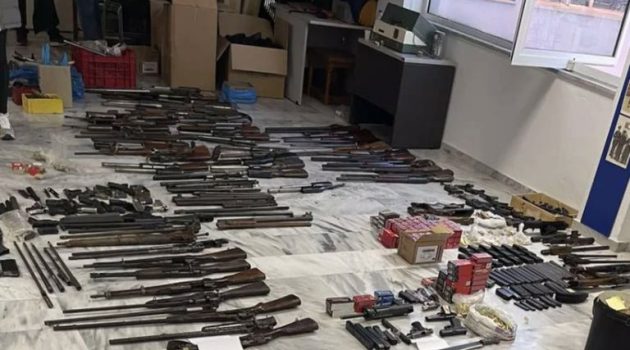 Εξαρθρώθηκε εγκληματική οργάνωση με παράνομα εργαστήρια όπλων στα Χανιά