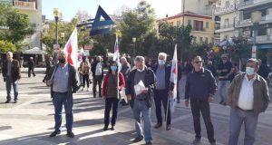 Αγρίνιο: Σε εξέλιξη η απεργιακή συγκέντρωση της Ένωσης Οικοδόμων Αιτωλ/νίας…