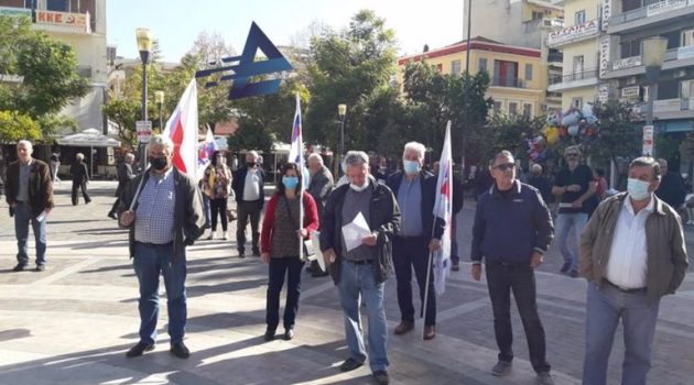 Αγρίνιο: Σε εξέλιξη η απεργιακή συγκέντρωση της Ένωσης Οικοδόμων Αιτωλ/νίας (Video – Photos)