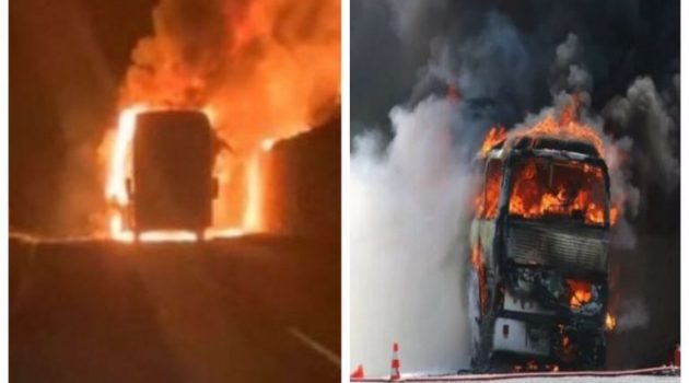 Βουλγαρία: 45 άνθρωποι νεκροί σε φωτιά σε λεωφορείο – Τουλάχιστον 12 ήταν παιδιά