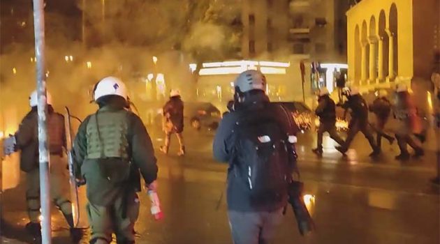 Θεσσαλονίκη: Επεισόδια και μολότοφ στο τέλος της πορείας για τον Αλ. Γρηγορόπουλο