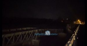 Ευηνοχώρι: Ο Εύηνος γκρέμισε την σιδηροδρομική γέφυρα (Video)