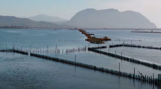 Η Λιμνοθάλασσα και η Νησίδα της Κλείσοβας στο Μεσολόγγι από ψηλά (Video)