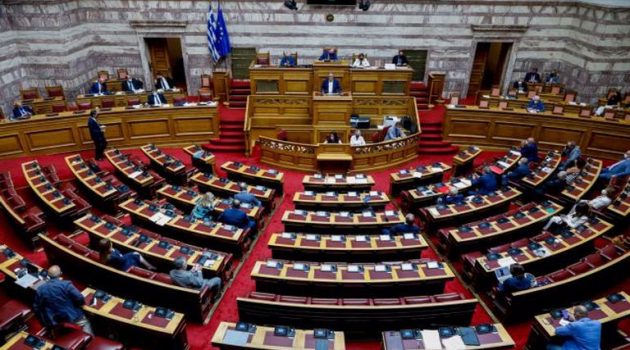 Βουλή: Σημαία έπεσε στο κεφάλι υπαλλήλου την ώρα που Βουλευτής μιλούσε για εργατικά ατυχήματα