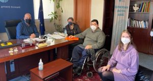 Συνάντηση Μπονάνου με την Περιφερειακή Ομοσπονδία Ατόμων με Αναπηρία