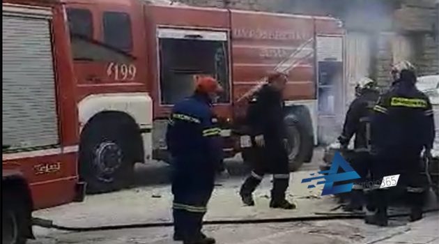 Αγρίνιο: Αυτοκίνητο στις «φλόγες» στον Άγιο Χριστόφορο (Video – Photos)