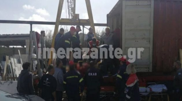 Ζάκυνθος: Εργάτες καταπλακώθηκαν από μάρμαρα σε επιχείρηση – Ένας νεκρός (Video)