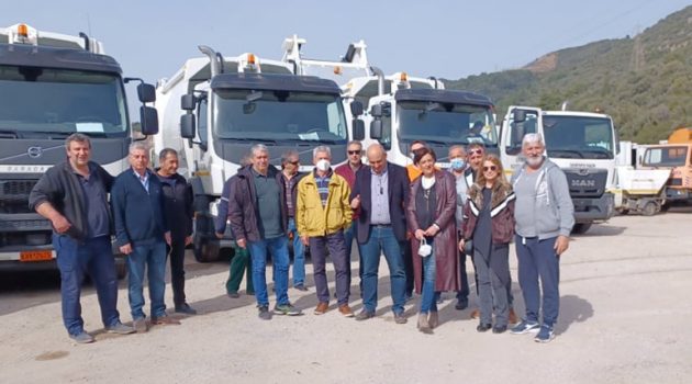 Δήμος Ναυπακτίας: 5 νέα οχήματα «στη μάχη» των σκουπιδιών (Photos)