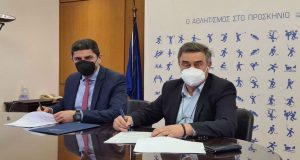 Υπογραφές Αυγενάκη-Αποστολάκη για την ολοκλήρωση των Αθλητικών Υποδομών Βόνιτσας (Photos)