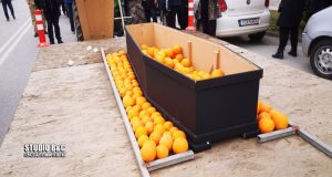 Οι αγρότες στην Αργολίδα «κήδεψαν» τα πορτοκάλια τους (Photos)