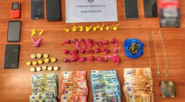 Συνελήφθη διακινητής ναρκωτικών σε περιοχή του Μεσολογγίου