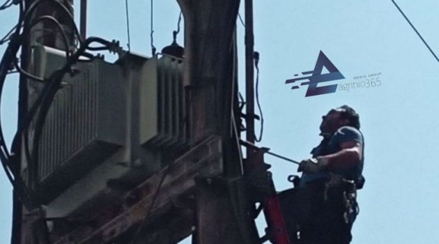 Αγρίνιο: Η πτώση περιστεριού σε μετασχηματιστή προκάλεσε διακοπή ρεύματος (Photos)