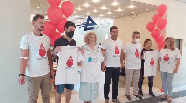 Η Δ. Αβράμπου στο AgrinioTimes.gr για την Εθελοντική Αιμοδοσία στο Παπαστράτειο (Video – Photos)