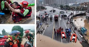Κίνα: Πλημμύρες, κατολισθήσεις και πρωτοφανείς βροχές – Χιλιάδες απομακρύνθηκαν από…