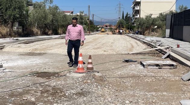 Δήμος Αγρινίου: Εργασίες πλήρους ανακατασκευής της Οδού Πολυβίου (Photos)