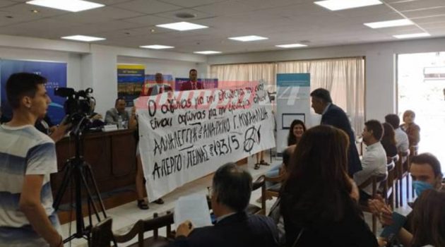 Πάτρα: «Έφοδος» αντιξουσιαστών στο Συνέδριο Ποινικολόγων – Φραστική επίθεση σε Κούγια (Videos – Photos)