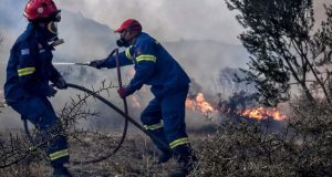 Πυροσβέστες εντόπισαν αρχαιολογικά ευρήματα μετά τη φωτιά στα Λεχαινά