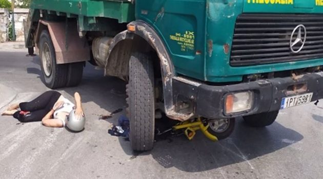 Βόλος – Παραλίγο τραγωδία: Φορτηγό έσερνε 59χρονη κάτω από τις ρόδες του επί 2,5 μέτρα