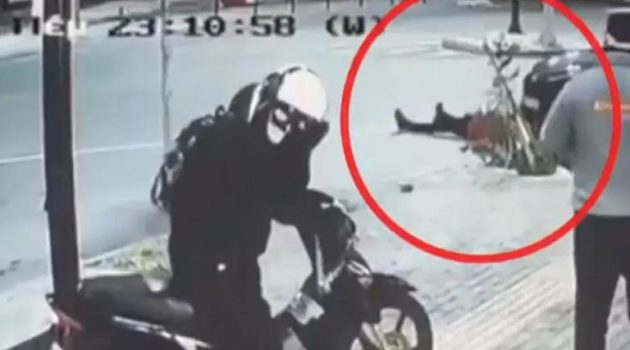 Βίντεο ντοκουμέντο από τροχαίο αστυνομικού – «Καρφώθηκε» σε Ι.Χ. και εκσφενδονίστηκε στα 10 μέτρα