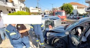 Μεσολόγγι: Σφοδρή σύγκρουση δύο αυτοκινήτων – Στο Νοσοκομείο η μία…