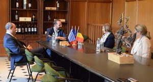 Συνάντηση του Περιφερειάρχη Ν. Φαρμάκη με την Πρέσβη του Βελγίου…
