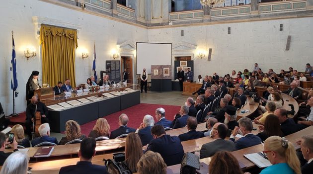 Ο Μητροπολίτης Ιερόθεος μίλησε στις Ενώσεις Δικαστών και Εισαγγελέων στην παλιά Βουλή