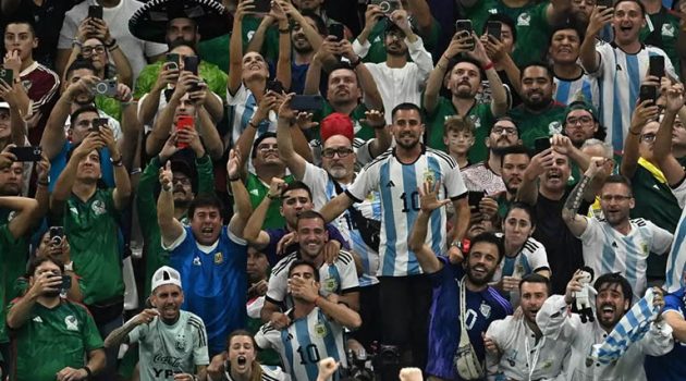 Mundial 2022: Άγριο ξύλο μεταξύ οπαδών στο Αργεντινή – Μεξικό (Video)