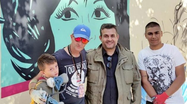 Ξεχώρισαν οι Μεσολογγίτες «γκραφιτάδες» σε Street Art Festival στο Χαλάνδρι