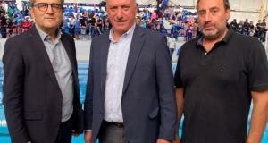 Στο Αγρίνιο ο Πρόεδρος της Κολυμβητικής Ομοσπονδίας Ελλάδας Κυριάκος Γιαννόπουλος