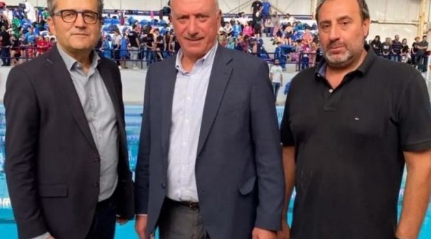 Στο Αγρίνιο ο Πρόεδρος της Κολυμβητικής Ομοσπονδίας Ελλάδας Κυριάκος Γιαννόπουλος