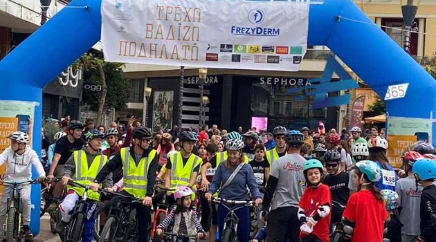 Αγρίνιο: Ένα διαφορετικό ποδηλατικό «ΕτΑΠ» στην Πλατεία Δημοκρατίας (Video – Photos)