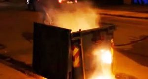 Αγρίνιο: Φωτιά σε δέκα κάδους – Οι πέντε κάηκαν ολοσχερώς