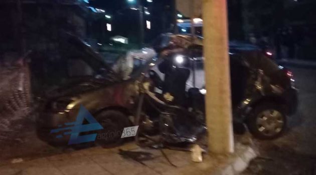 Αγρίνιο: Εκτροπή αυτοκινήτου με 4 επιβαίνοντες – Σοβαρά τραυματίες δύο 18χρονοι (Photos)
