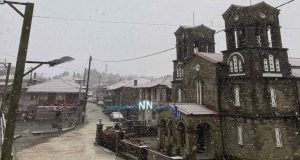 Ορεινή Ναυπακτία: Πρώτα χιόνια στην Άνω Χώρα (Video)