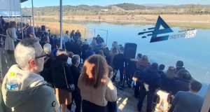 Ο Αγιασμός των υδάτων στη Λίμνη Στράτου (Videos – Photos)