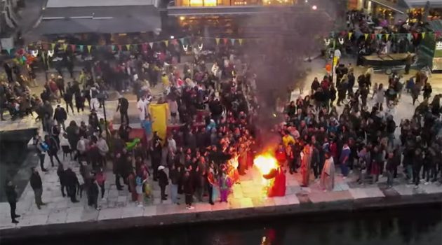 Βόνιτσα: Με το κάψιμο του «Γληγοράκη» κορυφωθήκαν οι καρναβαλικές εκδηλώσεις (Video – Photos)