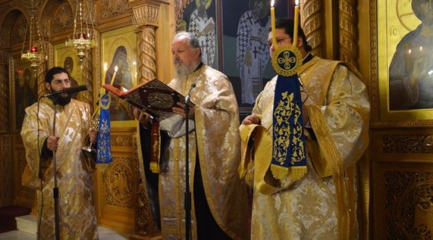 Η Α’ Στάση των Χαιρετισμών στον Ιερό Ναό Αγίου Δημητρίου Νεαπόλεως (Photos)