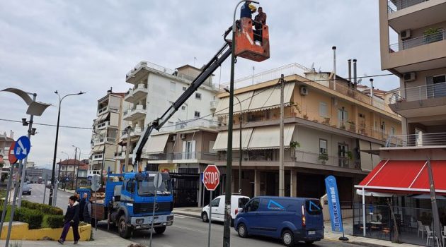 Αγρίνιο – Γ. Παπαναστασίου: «Εκσυγχρονίζουμε ακόμη περισσότερο τον Δημοτικό φωτισμό» (Photos)