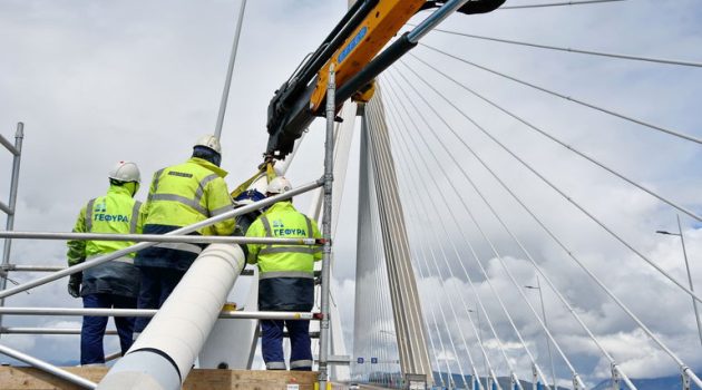 Σε καινοτόμα έργα συντήρησης συνεχίζει να επενδύει η Γέφυρα Ρίου-Αντιρρίου (Photos)