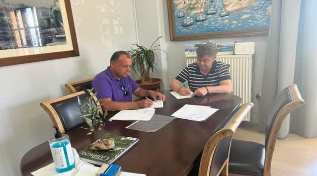Υπογραφή σύμβασης για την κατασκευή του Αθλητικού Κέντρου στην Πάλαιρο (Photo)