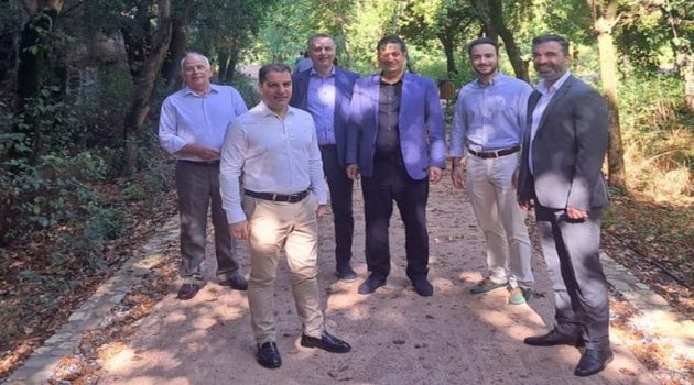 Γ. Παπαναστασίου: «Πρώτη βόλτα στο Πάρκο Αγρινίου μετά την ανάπλαση» (Photo)
