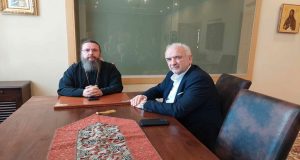 Μεσολόγγι: Συνάντηση Κώστα Λύρου με τον Μητροπολίτη Δαμασκηνό