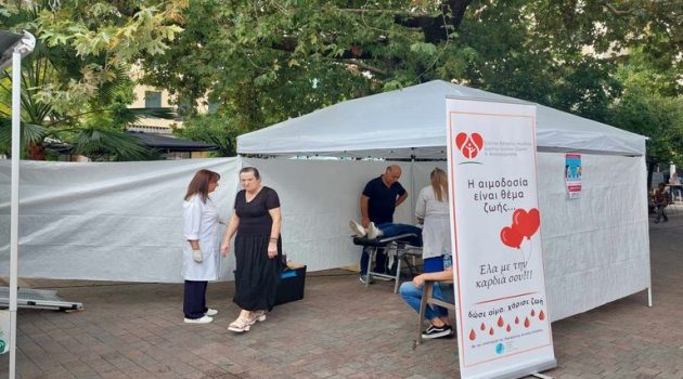 Αγρίνιο: Συμμετοχή στην εθελοντική αιμοδοσία και ενημέρωση για τη δωρεά μυελού των οστών (Photos)