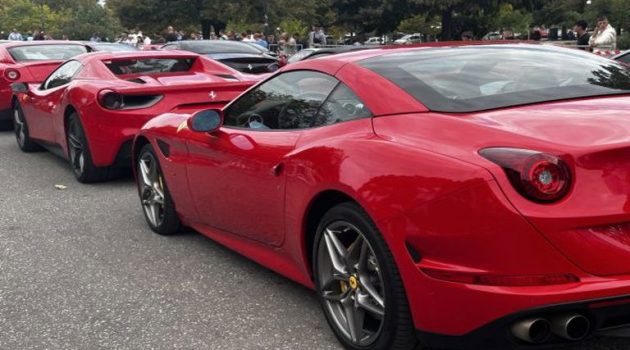 Κέρκυρα: 29 κατακόκκινες Ferrari και τέσσερις σε… διαφορετικά χρώματα! (Photos)