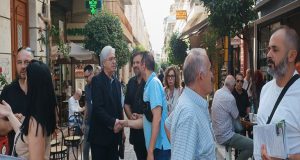 Περιοδεία Δημήτρη Τραπεζιώτη στην πόλη του Αγρινίου (Photos)