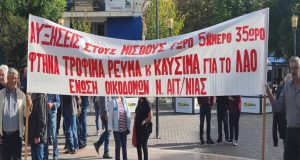 Αγρίνιο: Απεργιακή συγκέντρωση των Οικοδόμων – Τα αιτήματά τους (Video…