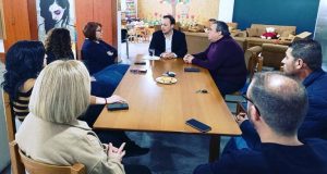 Επίσκεψη από τον Μίλτο Ζαμπάρα στον Ξενώνα Φιλοξενίας Γυναικών Αγρίνιου