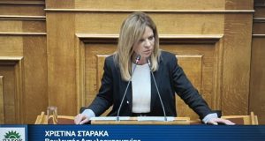 Χριστίνα Σταρακά: Επίκαιρη ερώτηση στη Βουλή για το αρδευτικό έργο…